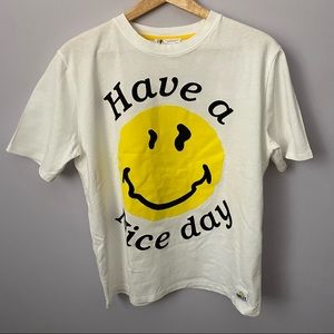 Zara smiley oversized t-shirt